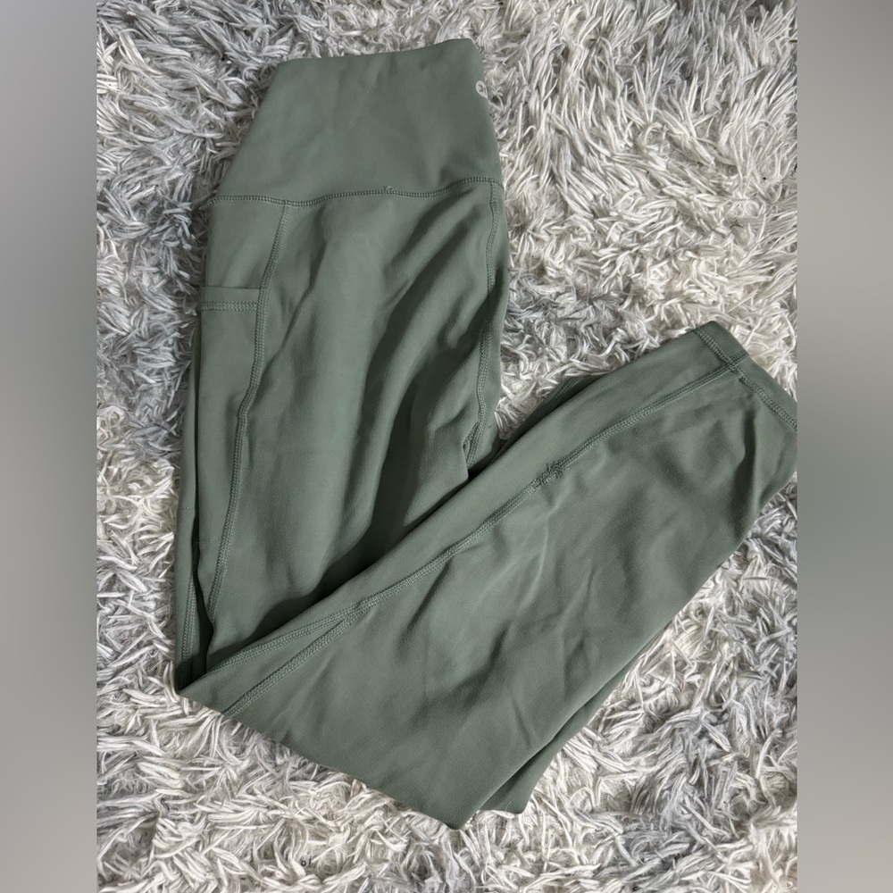 Womens Green Leggings